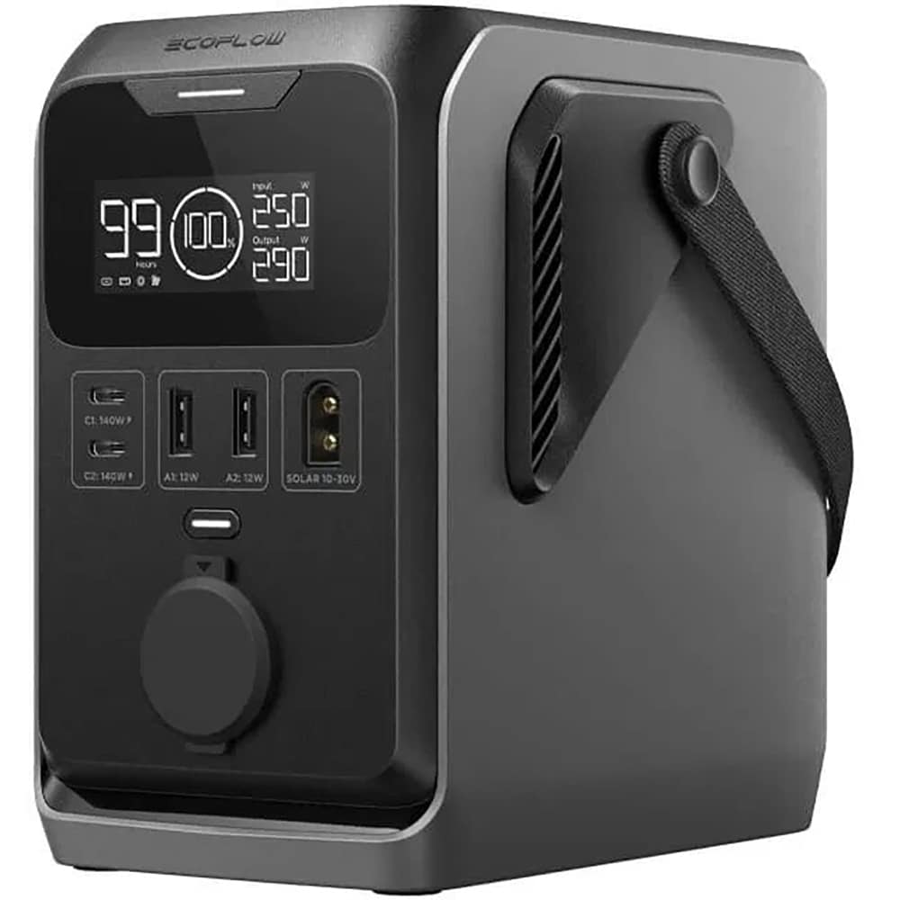 Statie de incarcare ECOFLOW Trail300, 288Wh, 300W, negru