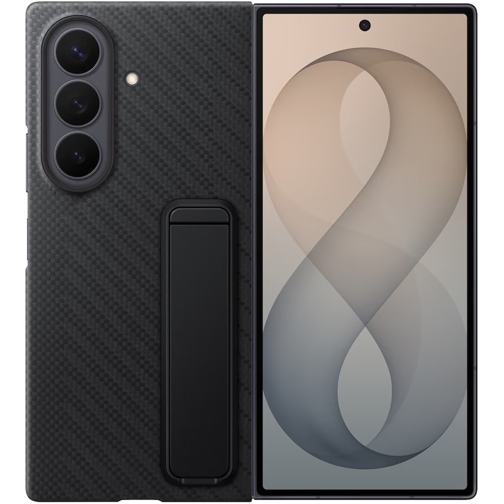 Husa telefon SAMSUNG Carbon Standing pentru Galaxy Z Fold8 Ultra, EF-XF976SBEGWW, Black