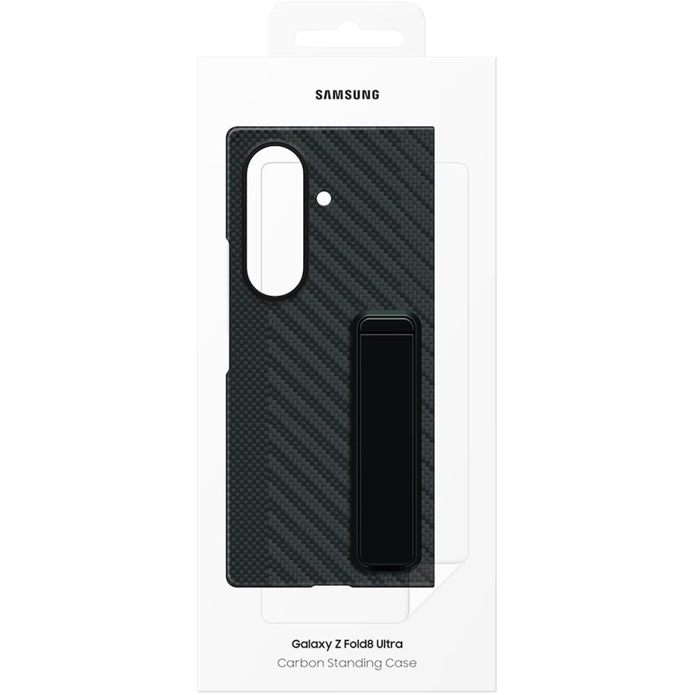 Husa telefon SAMSUNG Carbon Standing pentru Galaxy Z Fold8 Ultra, EF-XF976SBEGWW, Black