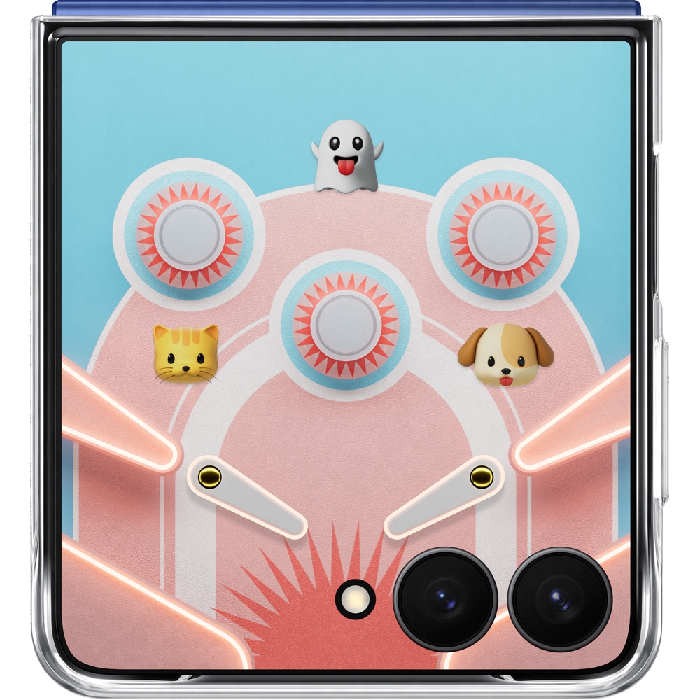 Husa telefon SAMSUNG Flipsuit Case pentru Galaxy Z Flip7, EF-ZF766CTEGWW, transparent