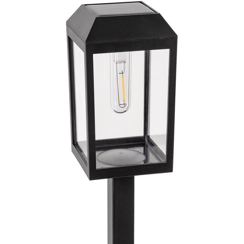 Lampa solara ENTAC EGSL-P1LHS, LED, plastic, negru