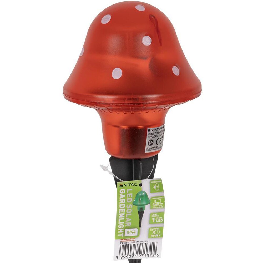 Lampa solara ENTAC EGSS-4MUSH-23.5, LED, plastic, multicolor