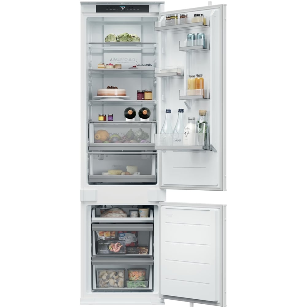 Combina frigorifica incorporabila HAIER EHBQW5519E, Total No Frost, 284 l, H 193.5 cm, Clasa E, Wi-Fi