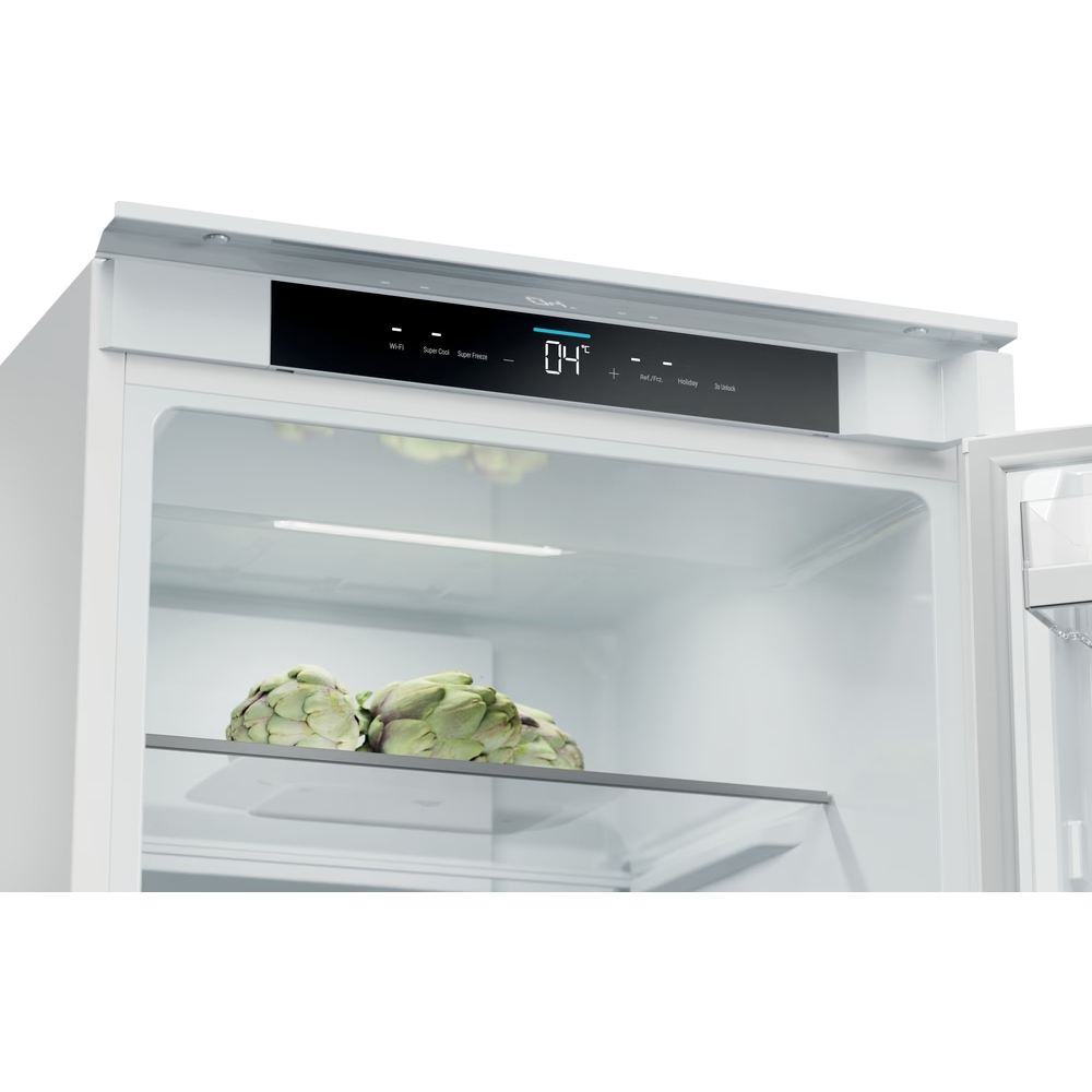Combina frigorifica incorporabila HAIER EHBQW5519E, Total No Frost, 284 l, H 193.5 cm, Clasa E, Wi-Fi