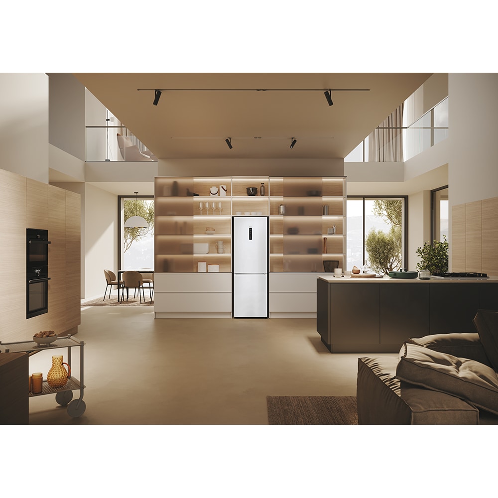 Combina frigorifica HAIER EHD3PWDNPW186, No Frost, 352 l, H 185 cm, Clasa D, Wi-Fi, alb