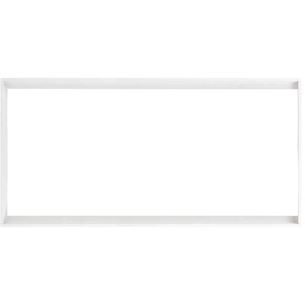 Rama panou LED NOVELITE, slim, aluminiu, 29.5 x 119.5 x 4.3cm, alb