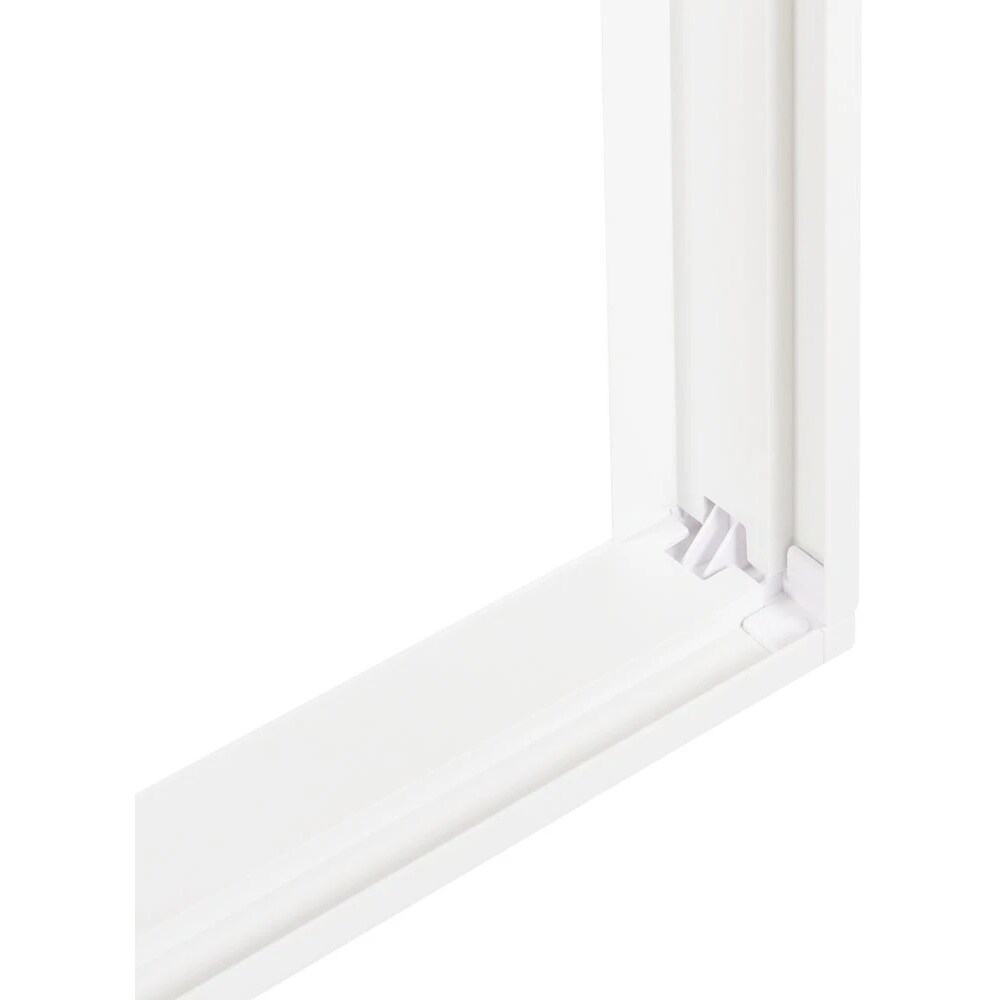 Rama panou LED NOVELITE, slim, aluminiu, 29.5 x 119.5 x 4.3cm, alb