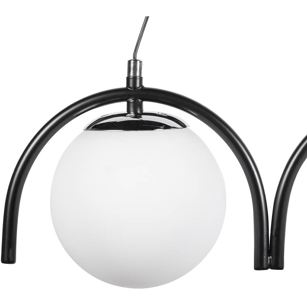 Pendul ERSTE Glace, E27, IP20, negru