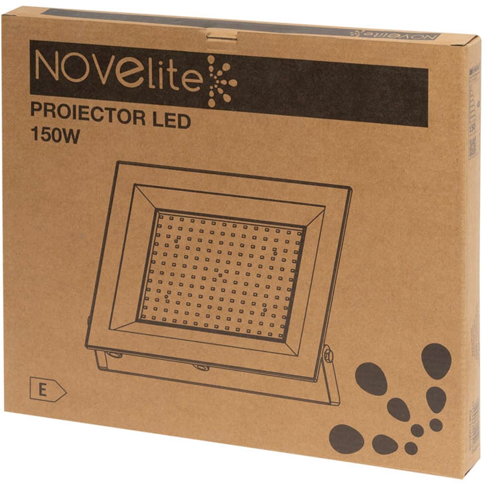 Proiector LED NOVELITE SMD V4, 150W, 6500K, IP65, negru