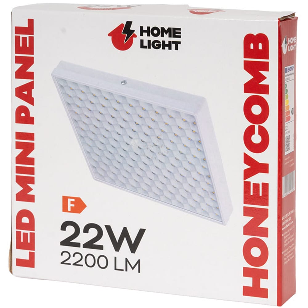 Panou HOMELIGHT, LED, 2200lm, 6400K, 22W, IP20, alb