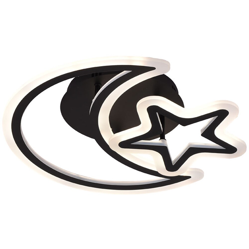 Plafoniera LED ERSTE Night, 50W, 3750lm, IP20, negru