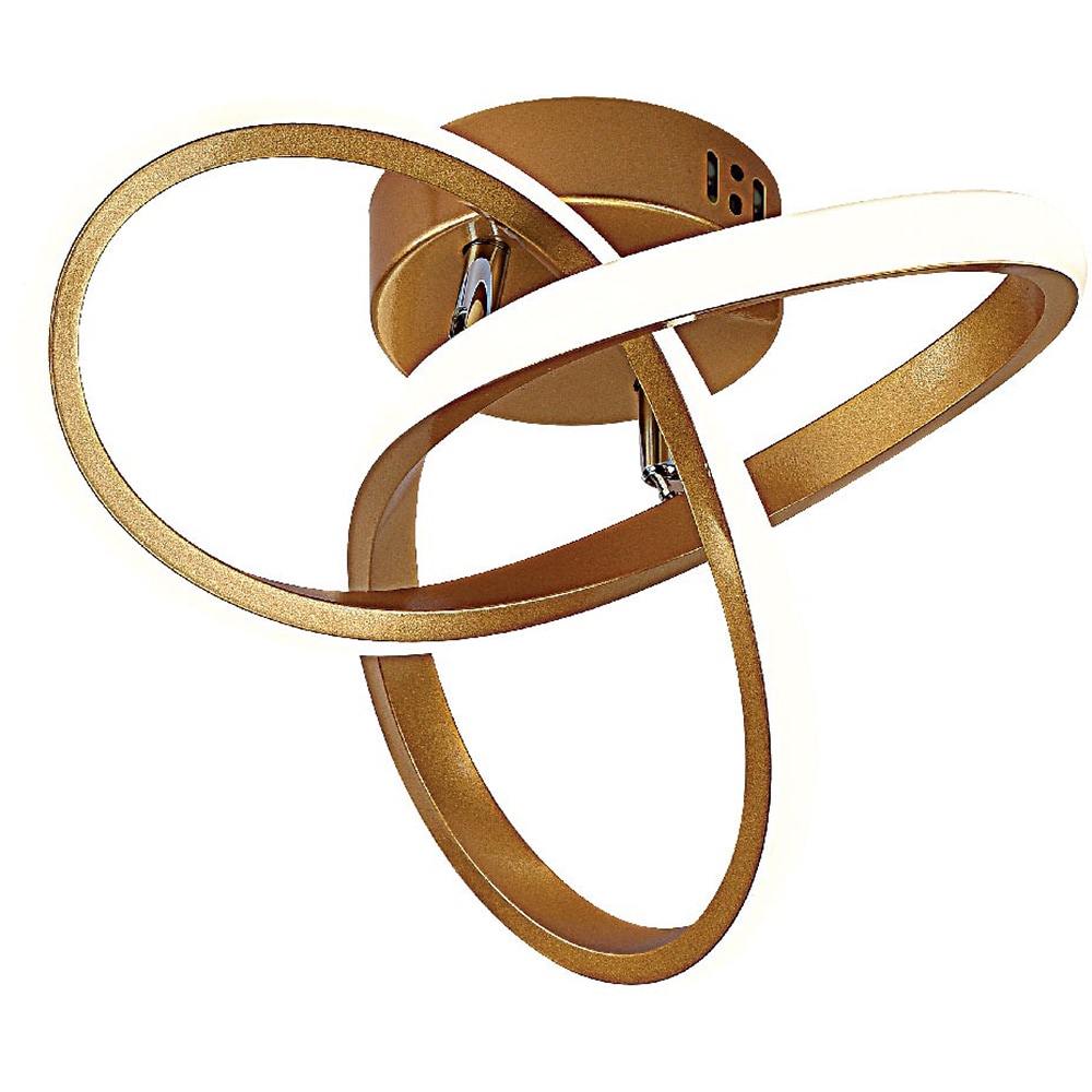 Plafoniera LED ERSTE Yana, 25W, 2000lm, IP20, auriu