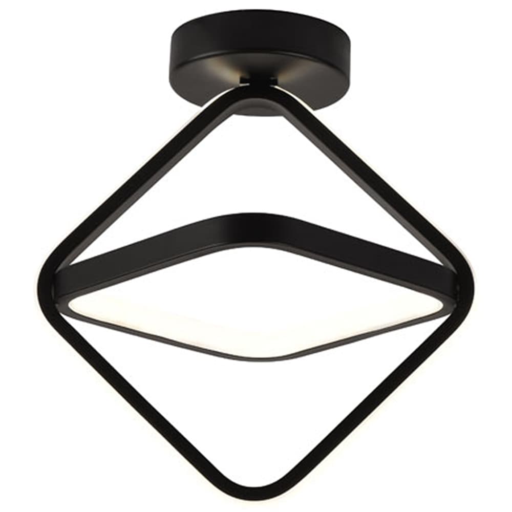 Plafoniera LED ERSTE Sona, 33W, 1980lm, IP20, negru