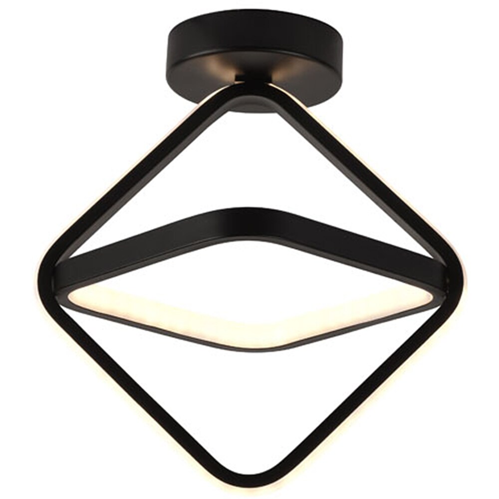 Plafoniera LED ERSTE Sona, 33W, 1980lm, IP20, negru