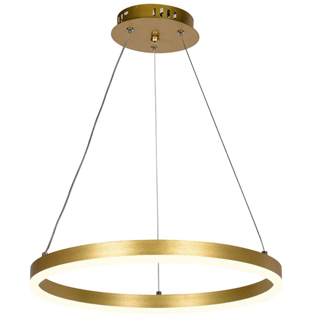 Pendul LED ERSTE Round, 30W, 2100lm, IP20, auriu