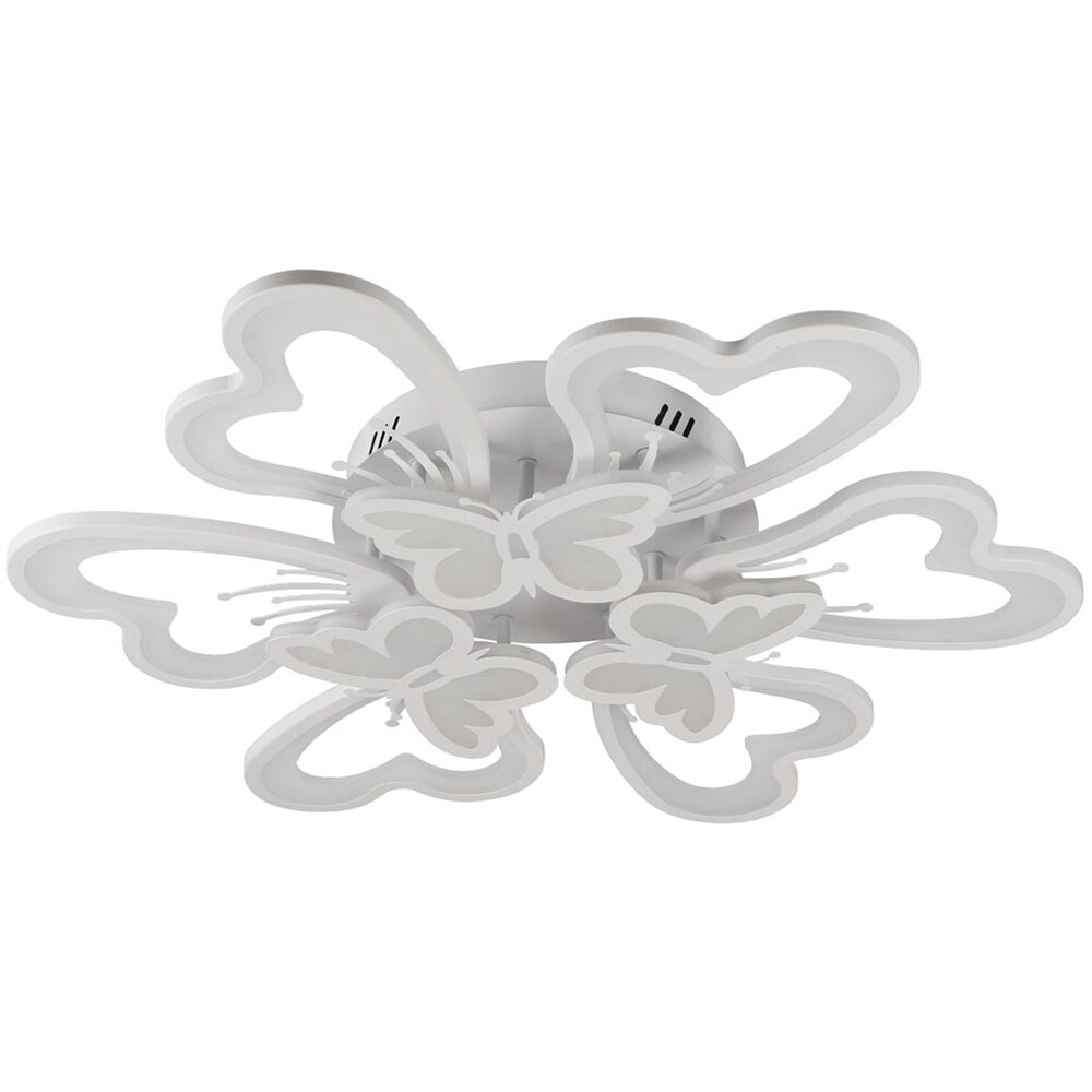 Plafoniera LED ERSTE Butterfly, 100W, 8500lm, IP20, alb