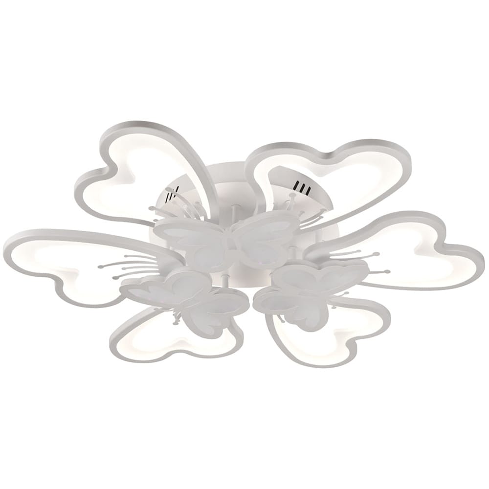 Plafoniera LED ERSTE Butterfly, 100W, 8500lm, IP20, alb
