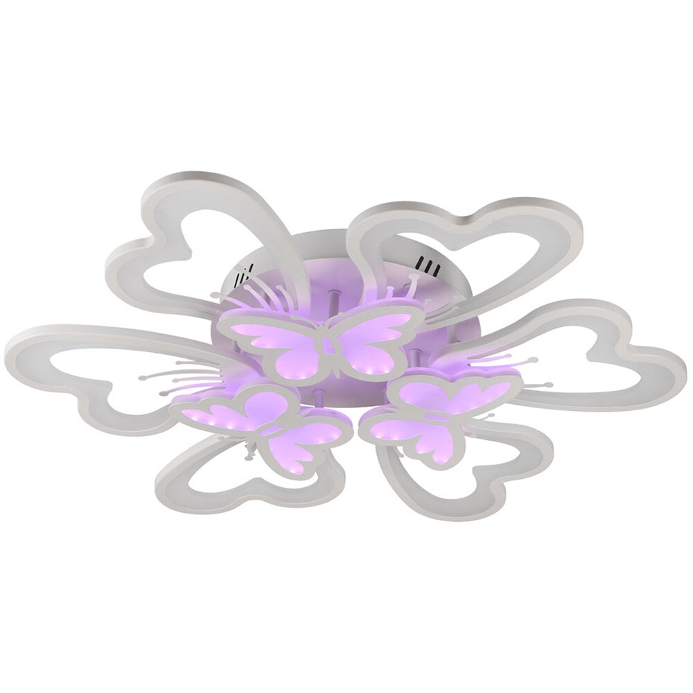 Plafoniera LED ERSTE Butterfly, 100W, 8500lm, IP20, alb