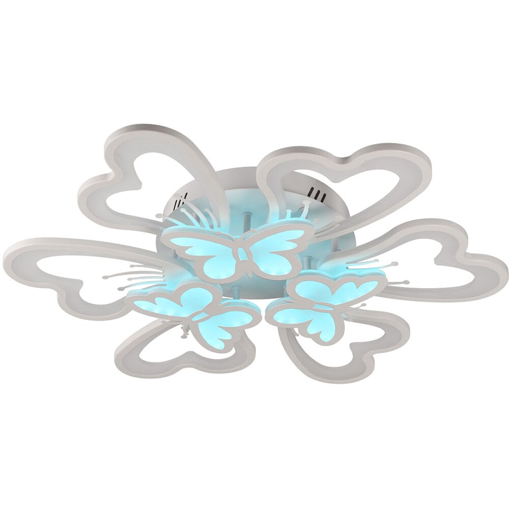 Plafoniera LED ERSTE Butterfly, 100W, 8500lm, IP20, alb