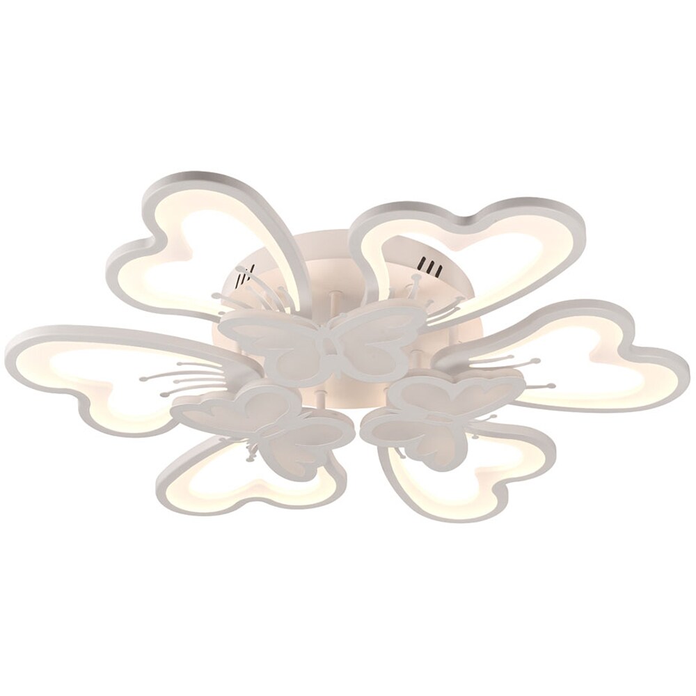 Plafoniera LED ERSTE Butterfly, 100W, 8500lm, IP20, alb