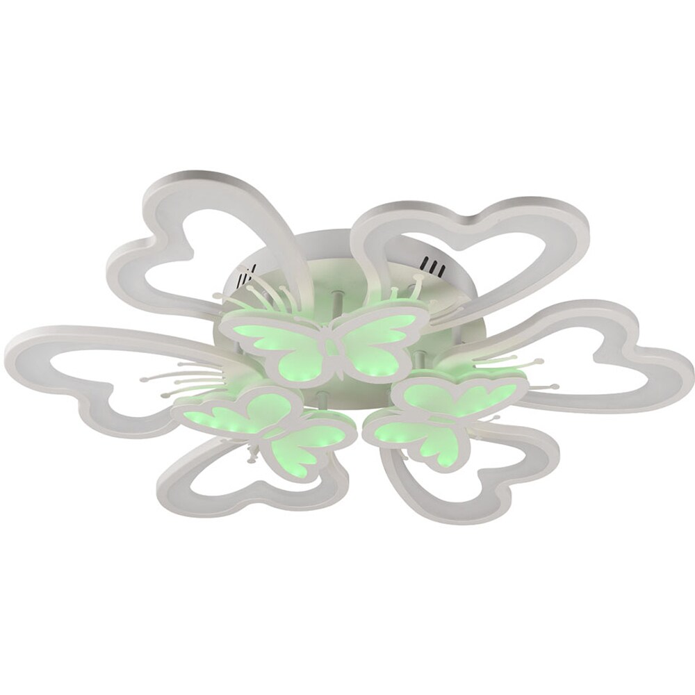 Plafoniera LED ERSTE Butterfly, 100W, 8500lm, IP20, alb
