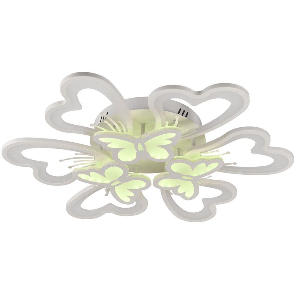 Plafoniera LED ERSTE Butterfly, 100W, 8500lm, IP20, alb