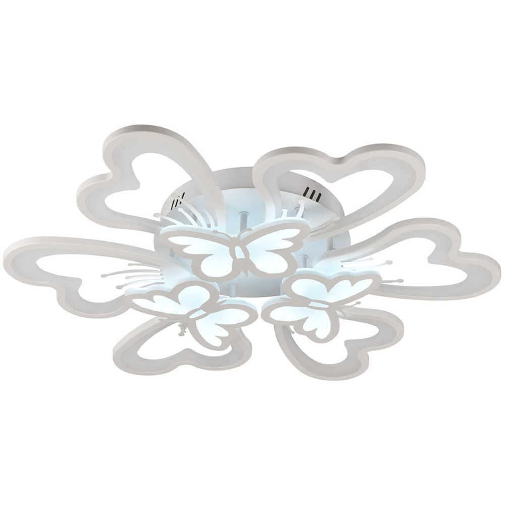 Plafoniera LED ERSTE Butterfly, 100W, 8500lm, IP20, alb