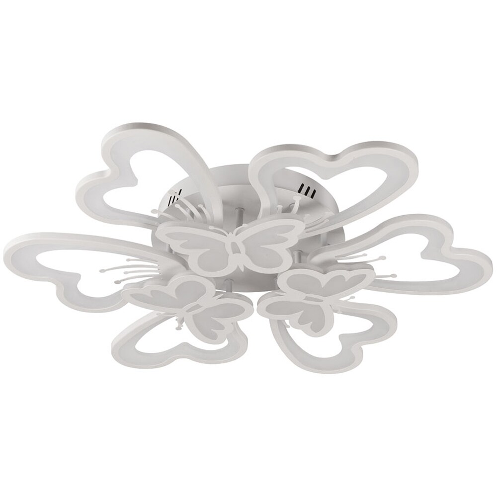 Plafoniera LED ERSTE Butterfly, 100W, 8500lm, IP20, alb