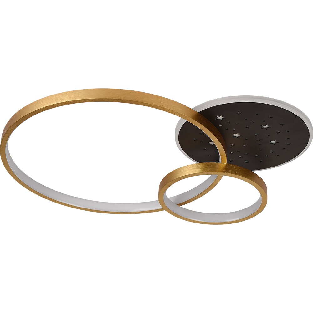 Plafoniera LED ERSTE Amber, 70W, 5250lm, IP20, auriu