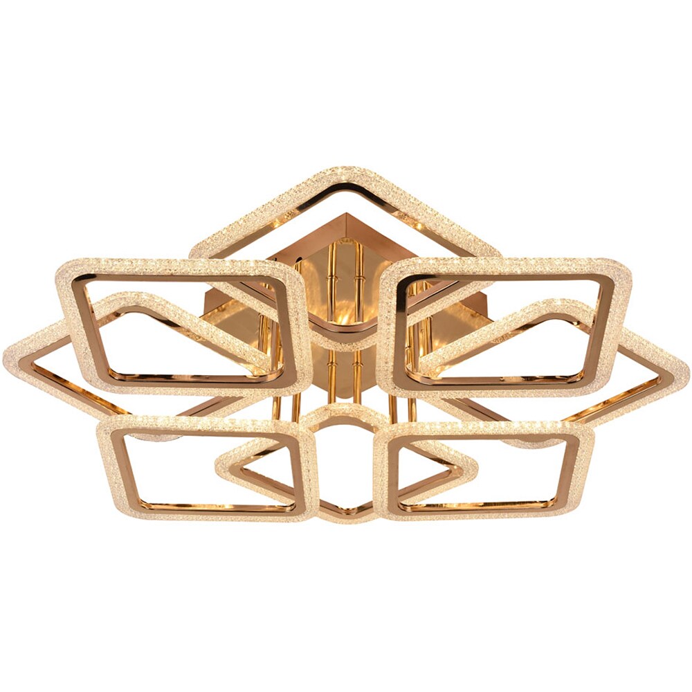 Lustra LED ERSTE Veil, 115W, 10925lm, IP20, auriu