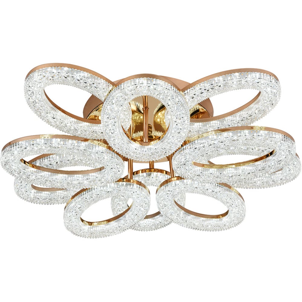 Lustra LED ERSTE Lucce, 120W, 15360lm, IP20, auriu