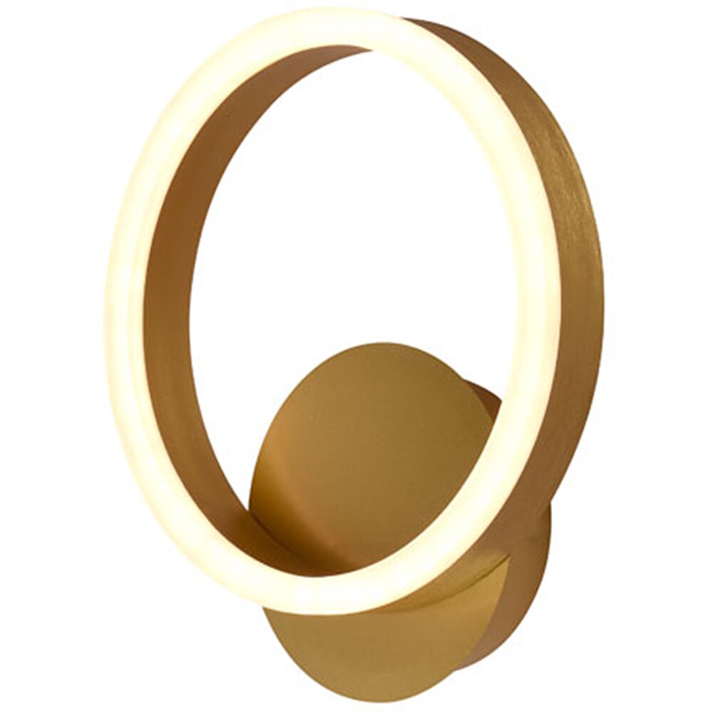 Aplica LED ERSTE Aura, 20W, 1500lm, IP20, auriu