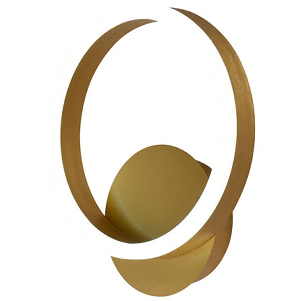 Aplica LED ERSTE Aura, 20W, 1500lm, IP20, auriu