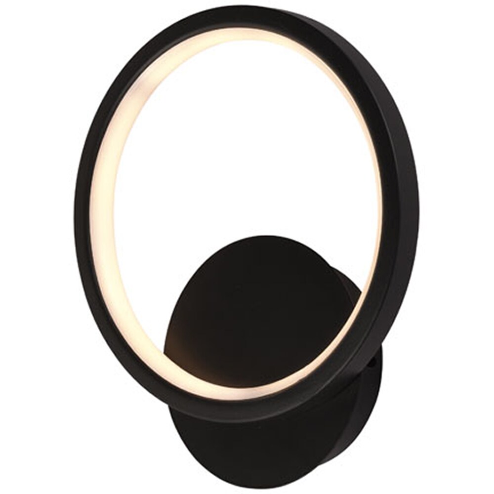 Aplica LED ERSTE Aura, 15W, 750lm, IP20, negru