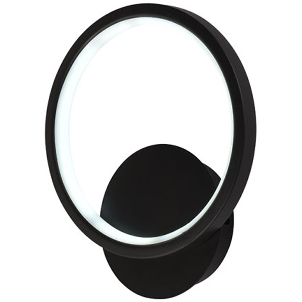 Aplica LED ERSTE Aura, 15W, 750lm, IP20, negru