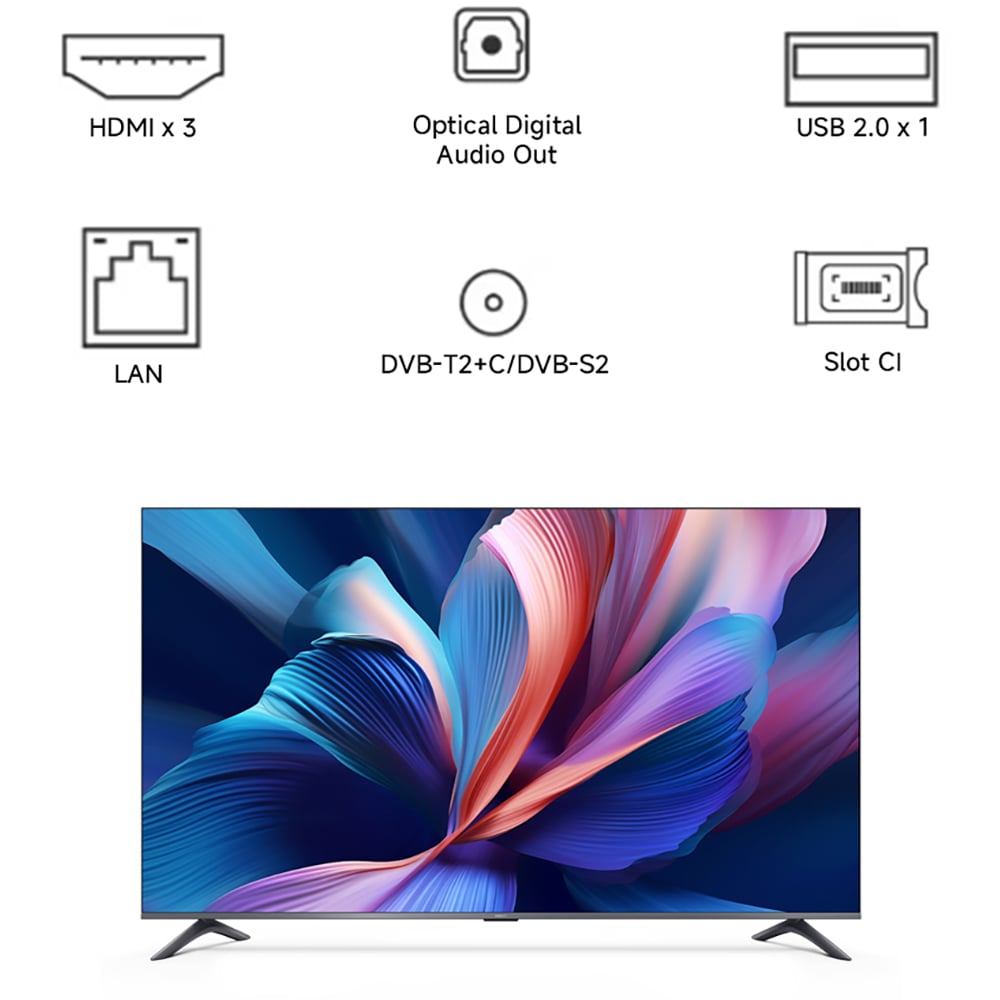 Televizor QLED Smart XIAOMI A Pro 75 2026, Ultra HD 4K, 189cm