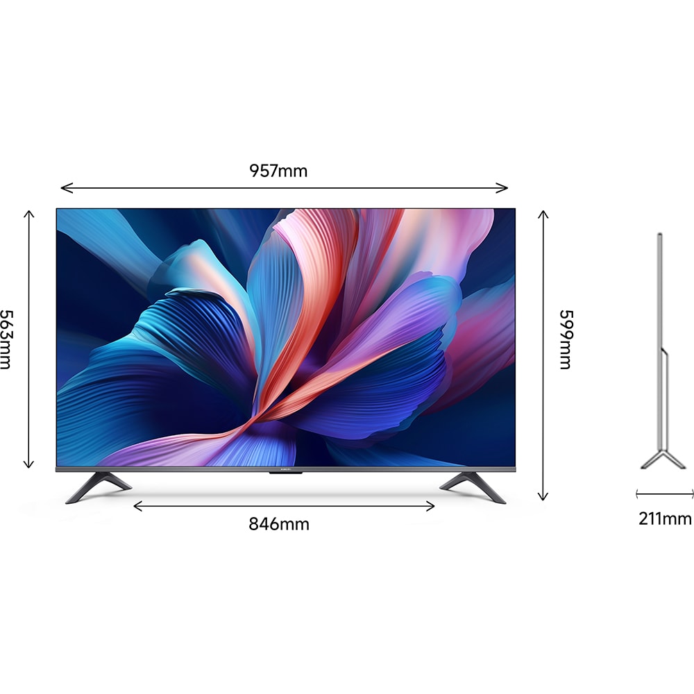 Televizor QLED Smart XIAOMI A Pro 43 2026, Ultra HD 4K, 108cm