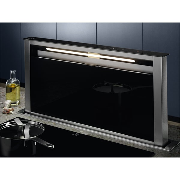 Hota incorporabila telescopica de blat ELECTROLUX LFD619Y, 1 motor, 700 m3/h, L 90 cm, negru