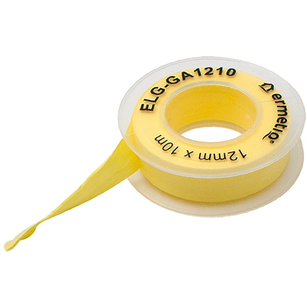 Banda teflon pentru gaz EVERLINE, 12mm x 10m, galben