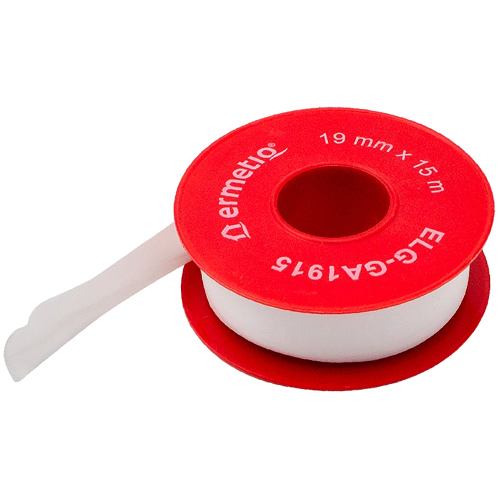 Banda teflon pentru gaz EVERLINE, 19mm x 15m, alb