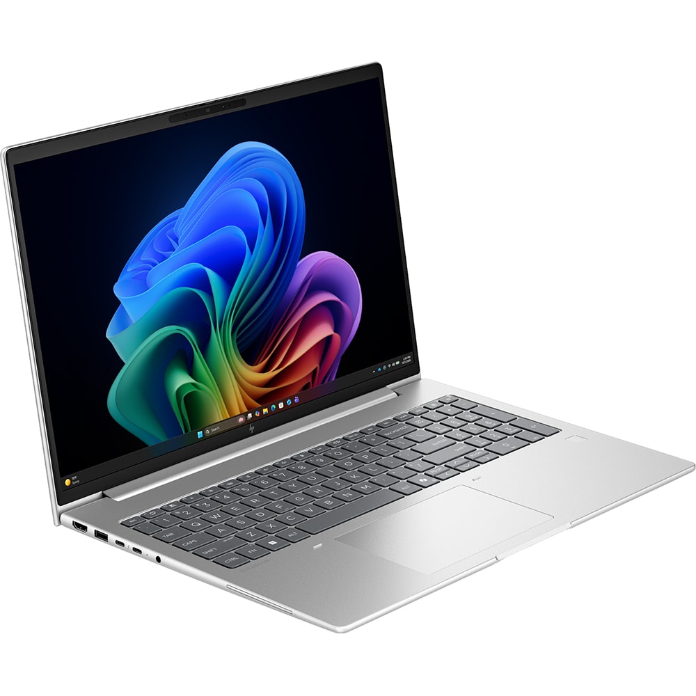 Laptop HP EliteBook 6 G2i, Intel Core Ultra 5 325 pana la 4.5Ghz, 16" WUXGA, 24GB, SSD 1TB, Intel Graphics, Windows 11 Pro, argintiu