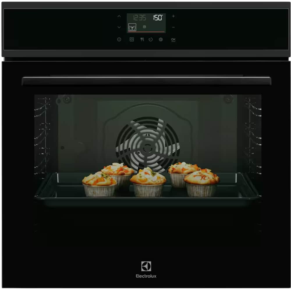 Cuptor incorporabil ELECTROLUX SurroundCook EOD7C36H, Electric, SteamBake, Autocuratare catalitica, 72 l, Clasa A+, negru