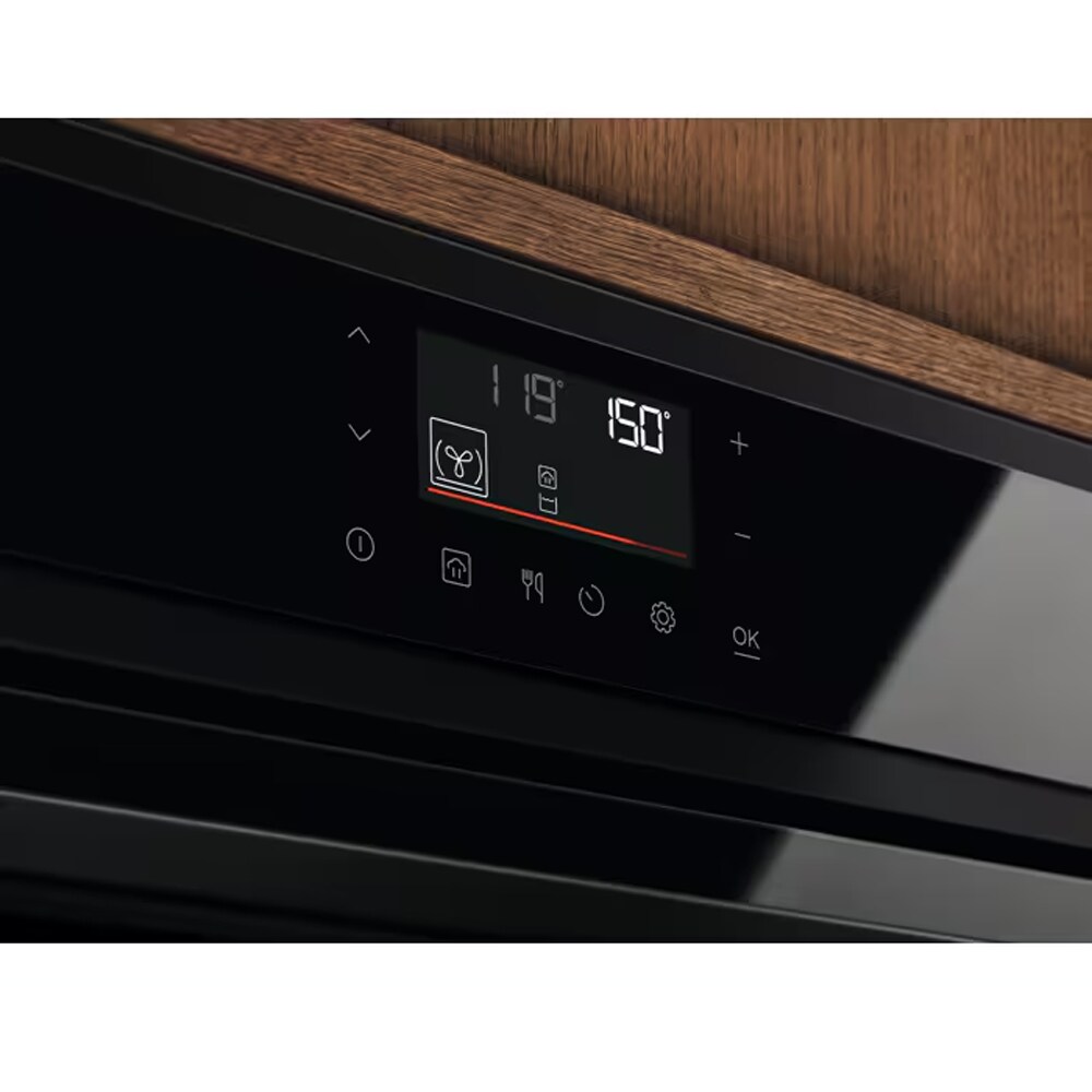 Cuptor incorporabil ELECTROLUX SurroundCook EOD7C36H, Electric, SteamBake, Autocuratare catalitica, 72 l, Clasa A+, negru