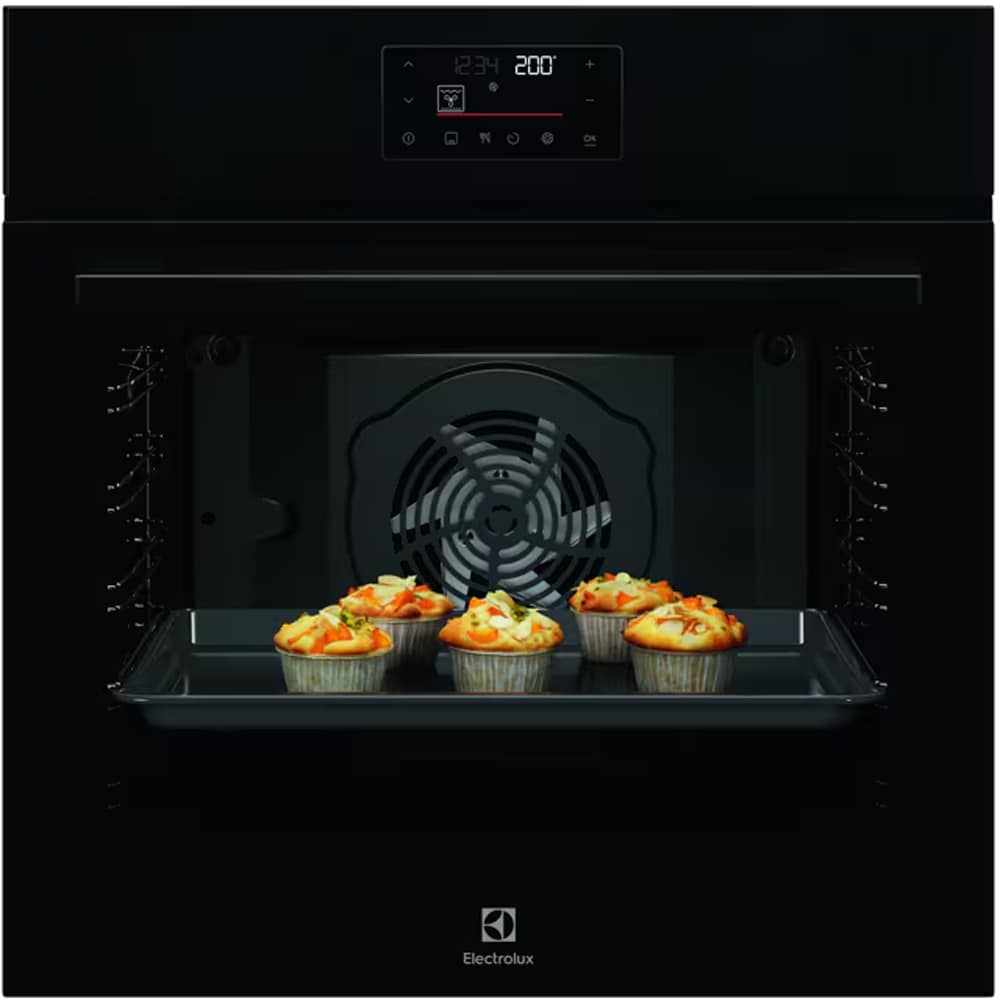 Cuptor incorporabil ELECTROLUX EOH4P0PK, Electric, Autocuratare pirolitica, 72 l, Clasa A+, negru