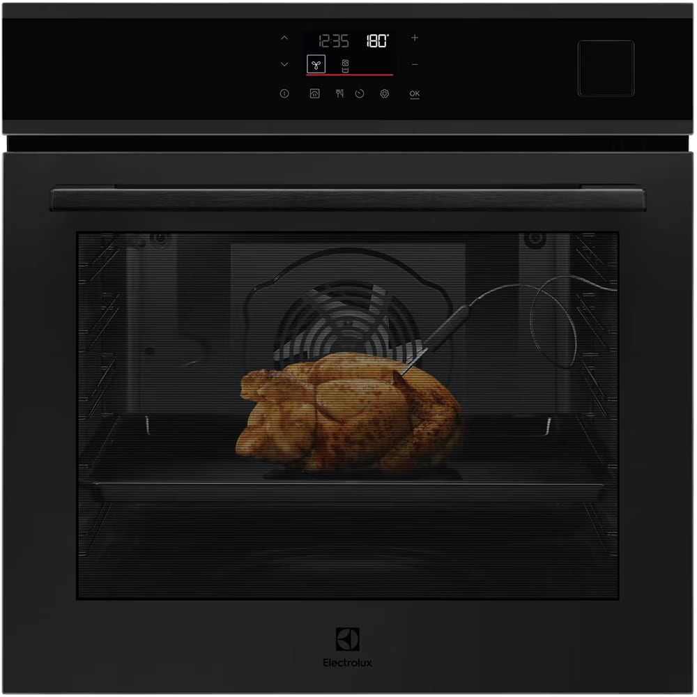 Cuptor incorporabil ELECTROLUX SenseCook EOP7X87E, Electric, Autocuratare pirolitica, 72 l, Clasa A++, negru