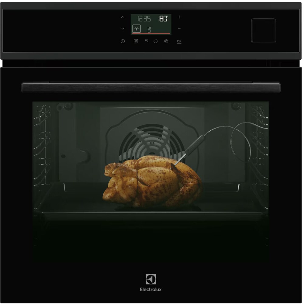 Cuptor incorporabil ELECTROLUX SenseCook EOP7X87H, Electric, Autocuratare pirolitica, 72 l, Clasa A++, negru