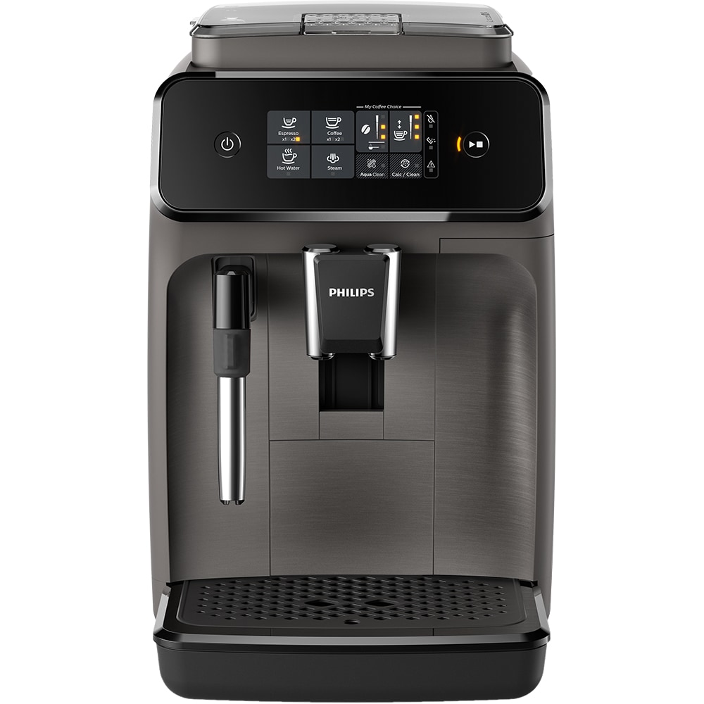 Espressor automat PHILIPS Seria 1200 EP1224/00, 1.8l, 1500W, 15 bar, gri inchis