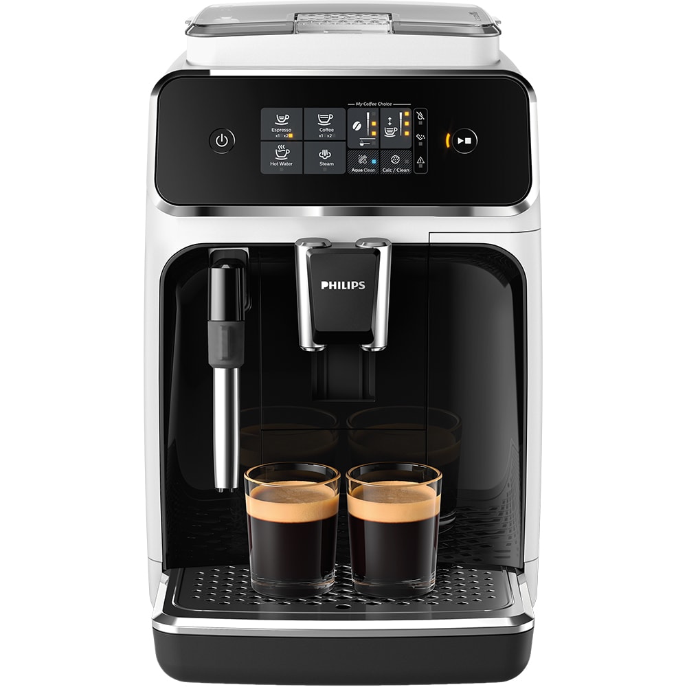 Espressor automat PHILIPS Seria 1200 EP2223/40, 1.8l, 1500W, 15 bar, alb