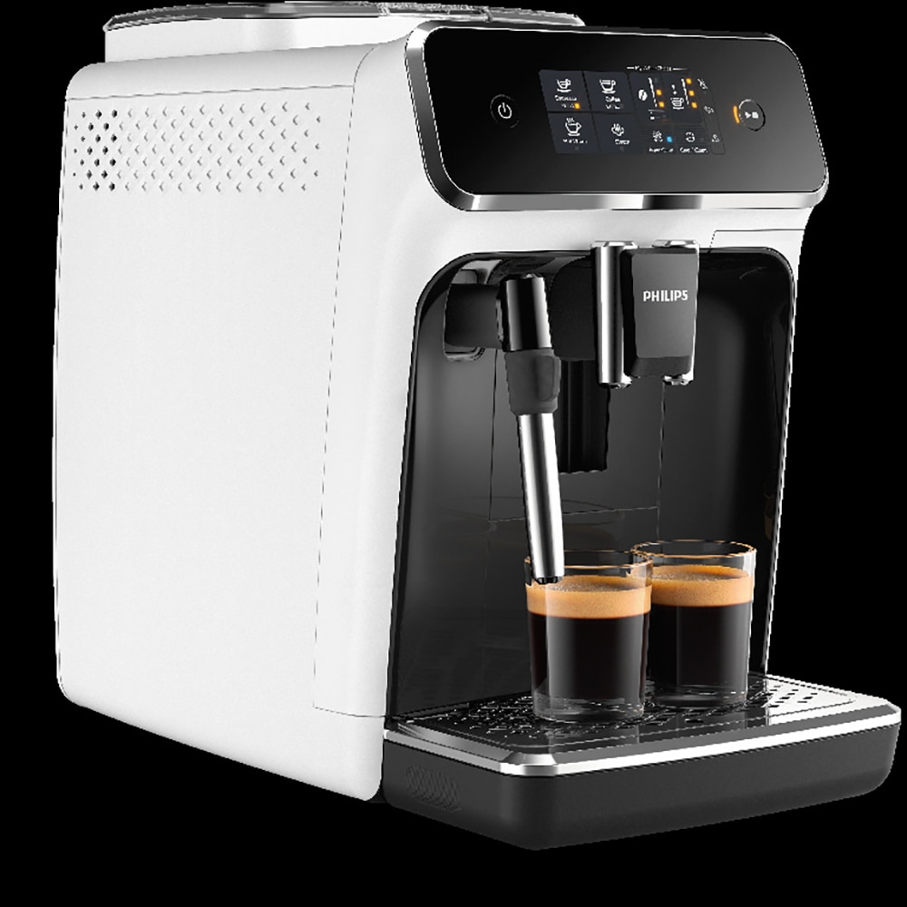 Espressor automat PHILIPS Seria 1200 EP2223/40, 1.8l, 1500W, 15 bar, alb