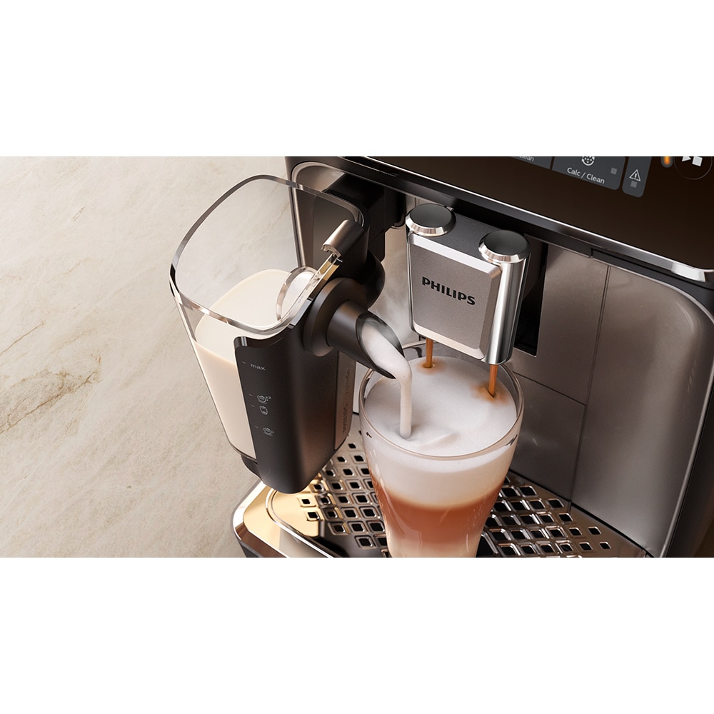Espressor automat PHILIPS EP3343/90, 1.8l, 1500W, 15 bar, alb-argintiu